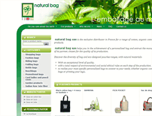 Tablet Screenshot of naturalbag.fr